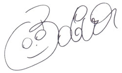 Autographe "BOLIVAR"