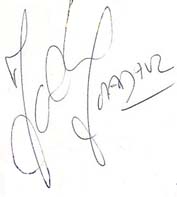 Autographe MACCIO