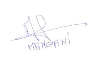 Autographe MANGANI