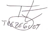 Autographe TREZEGUET
