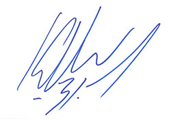 Autographe VOLLAND