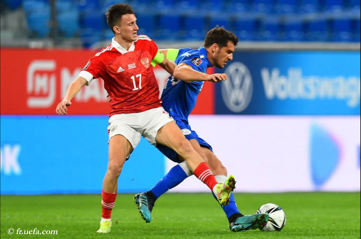 Aleksandr Golovin contre Chypre