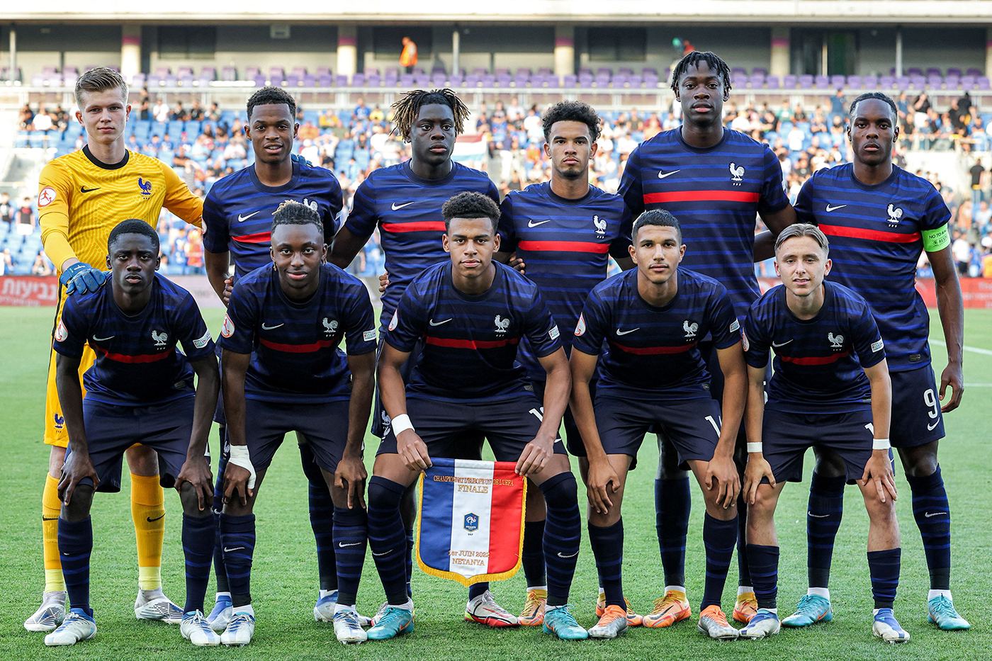 Lisandru Olmeta, titulaire pour débuter la finale de l'Euro U17