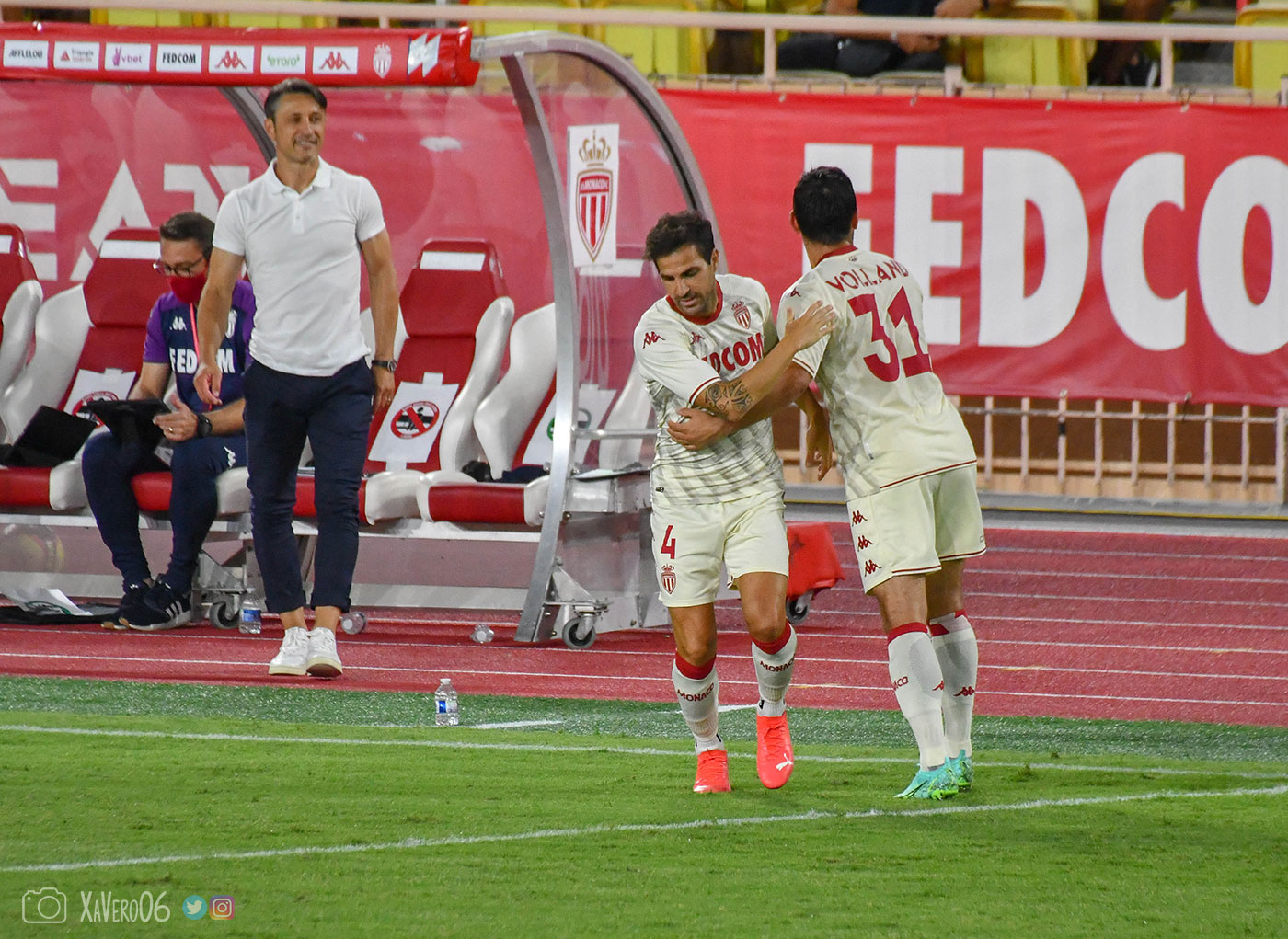 Entrée de Fabregas pour Volland