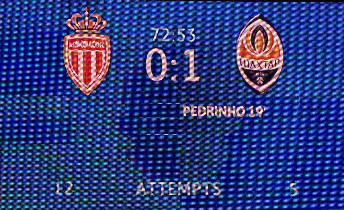 A moins de 20 minutes de la fin, Monaco toujours mené