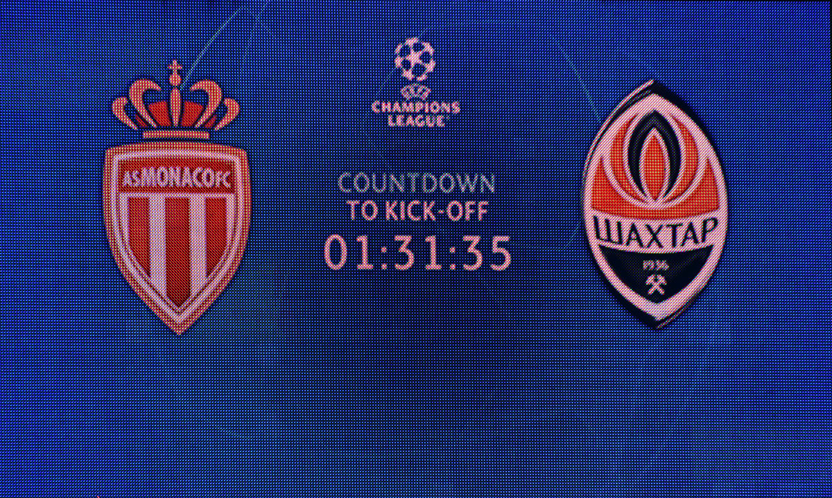 Monaco - Shakhtar Donetsk en barrage de la Ligue des Champions