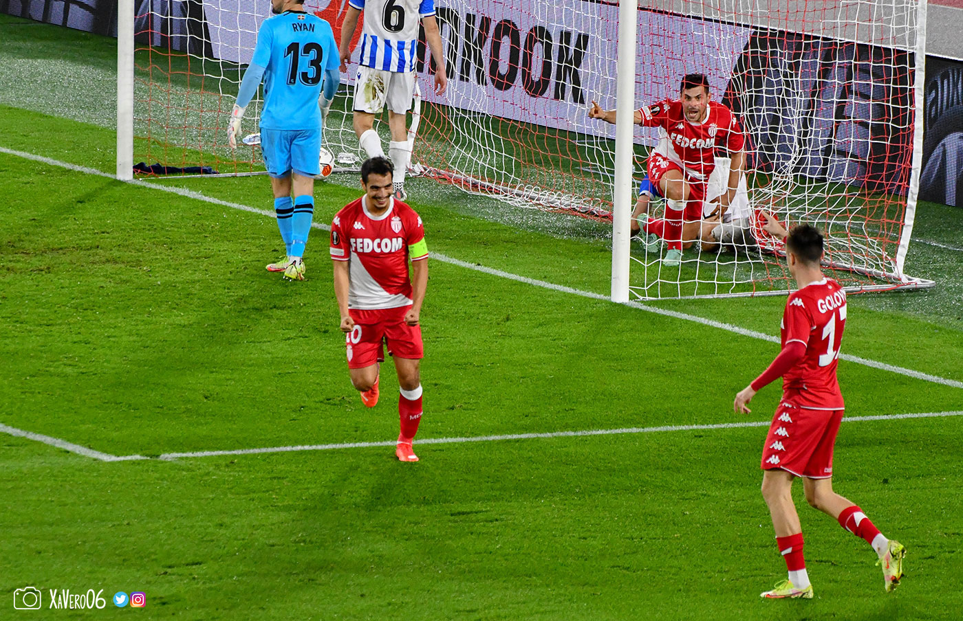 ...Ben Yedder heureux de la combinaison gagnante