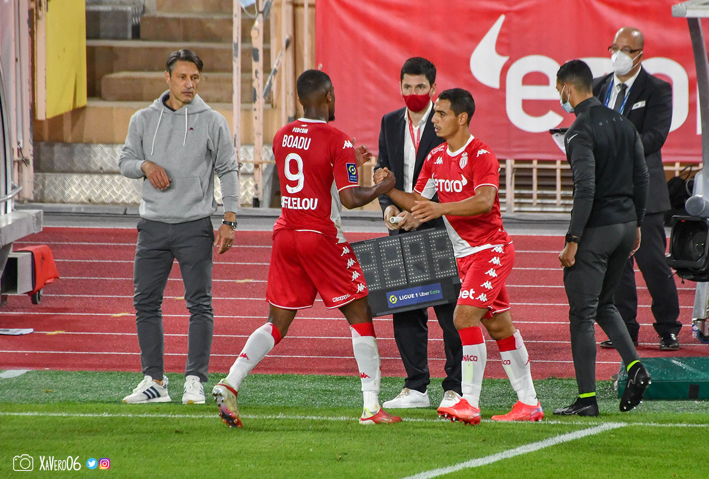 ...et c'est Ben Yedder qui remplace Boadu...