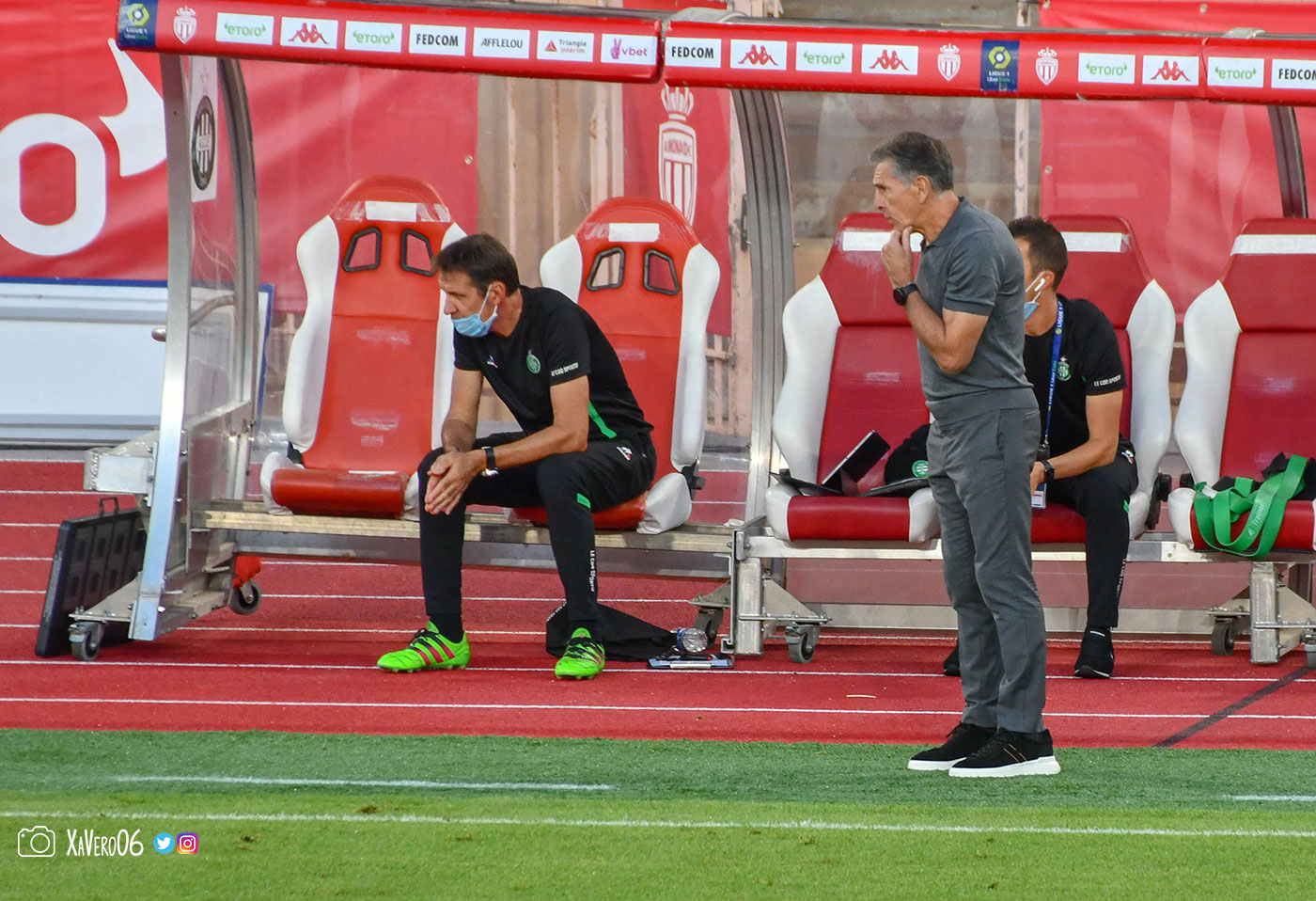 Claude Puel pensif...