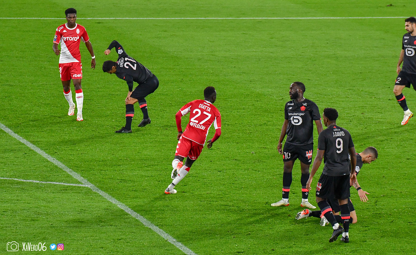 Pas de joie pour le but monégasque, mais de la colère pour André...