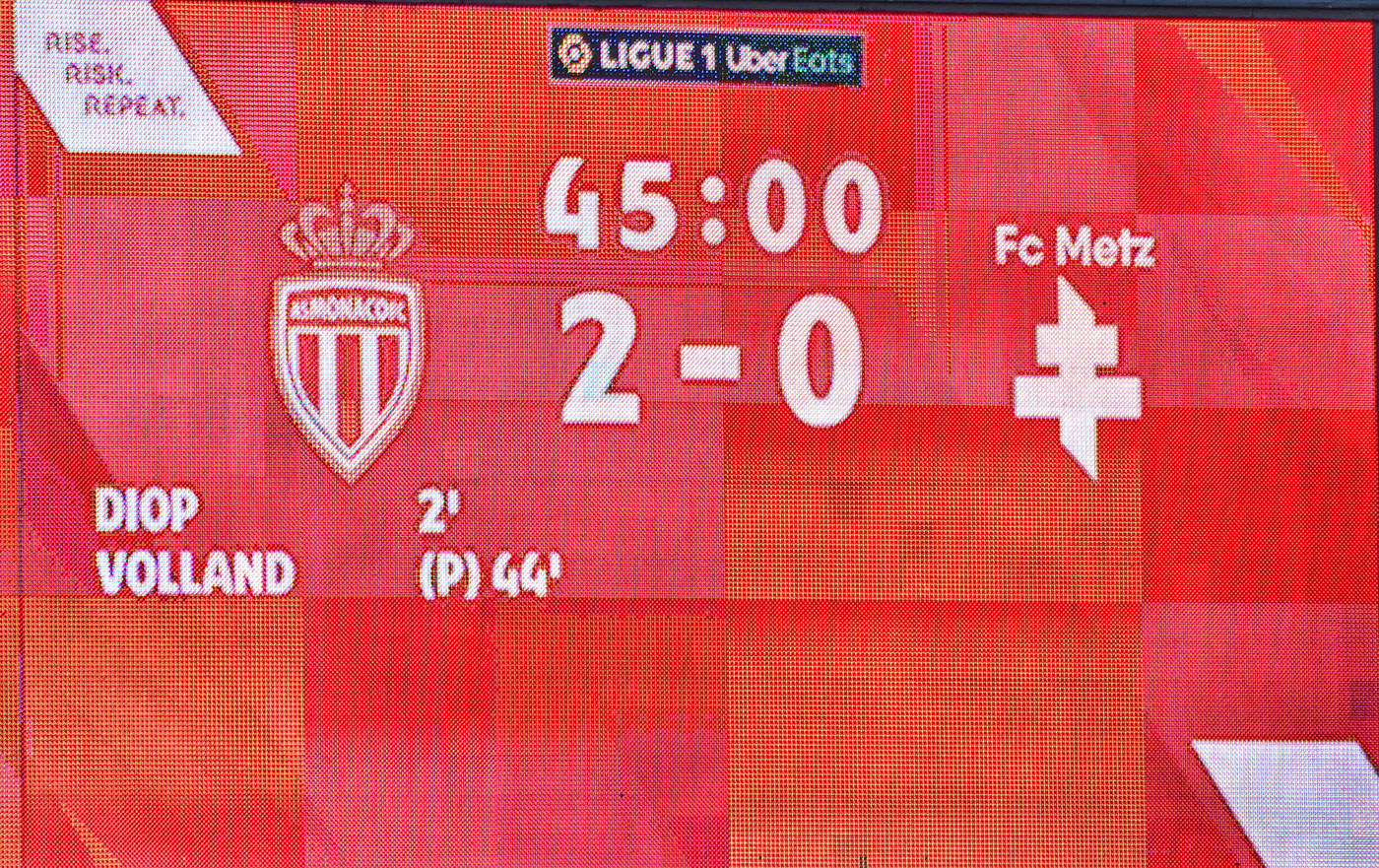 ...et Monaco fait le break