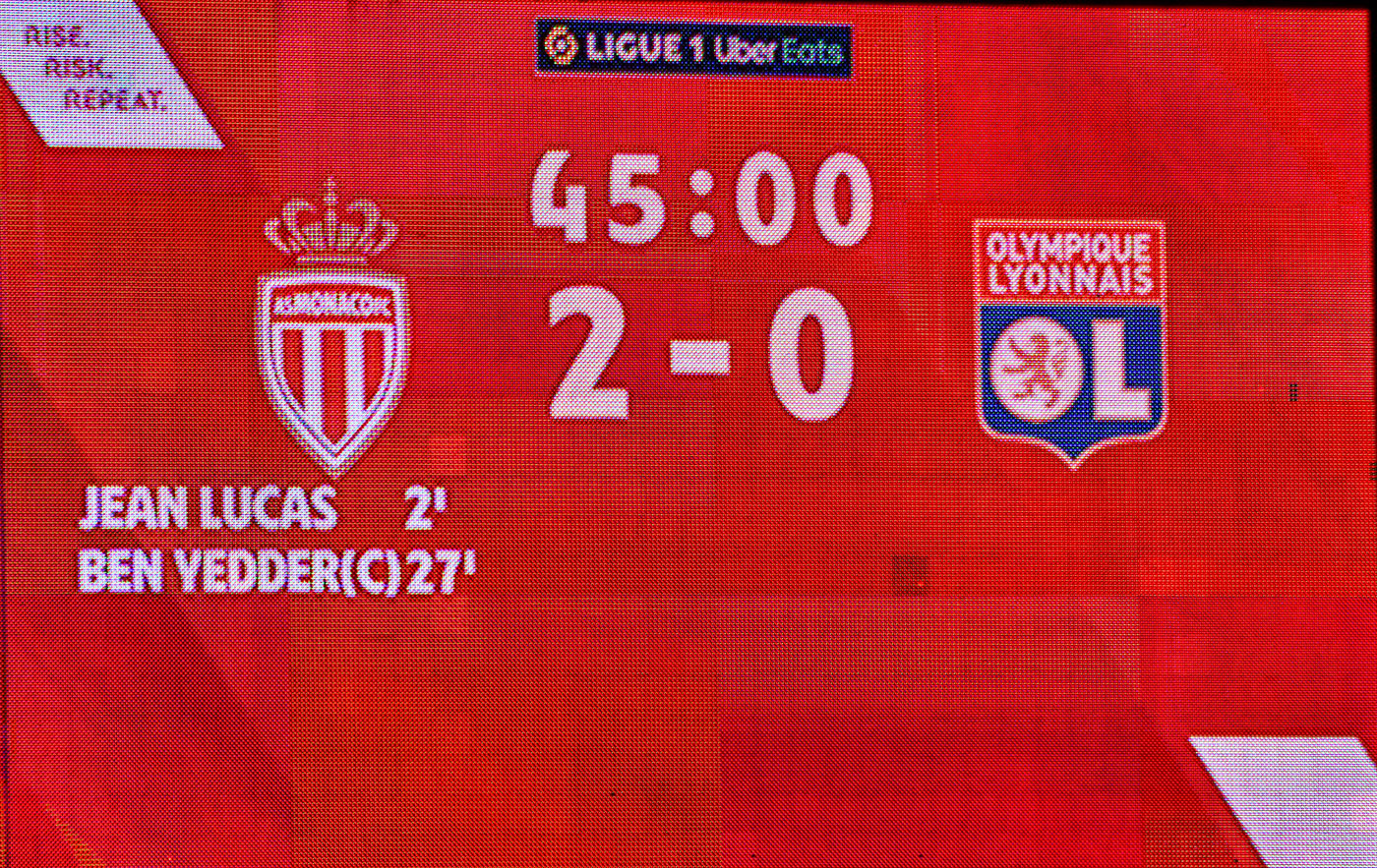 2-0, score à la pause