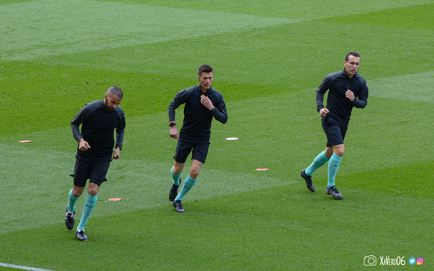 Les arbitres du match
