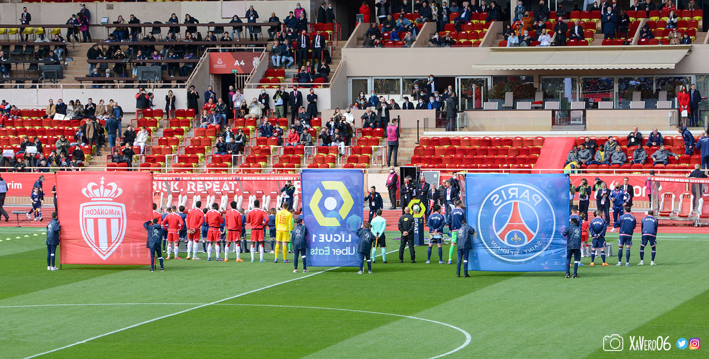 ...pour le cérémonial d'avant-match