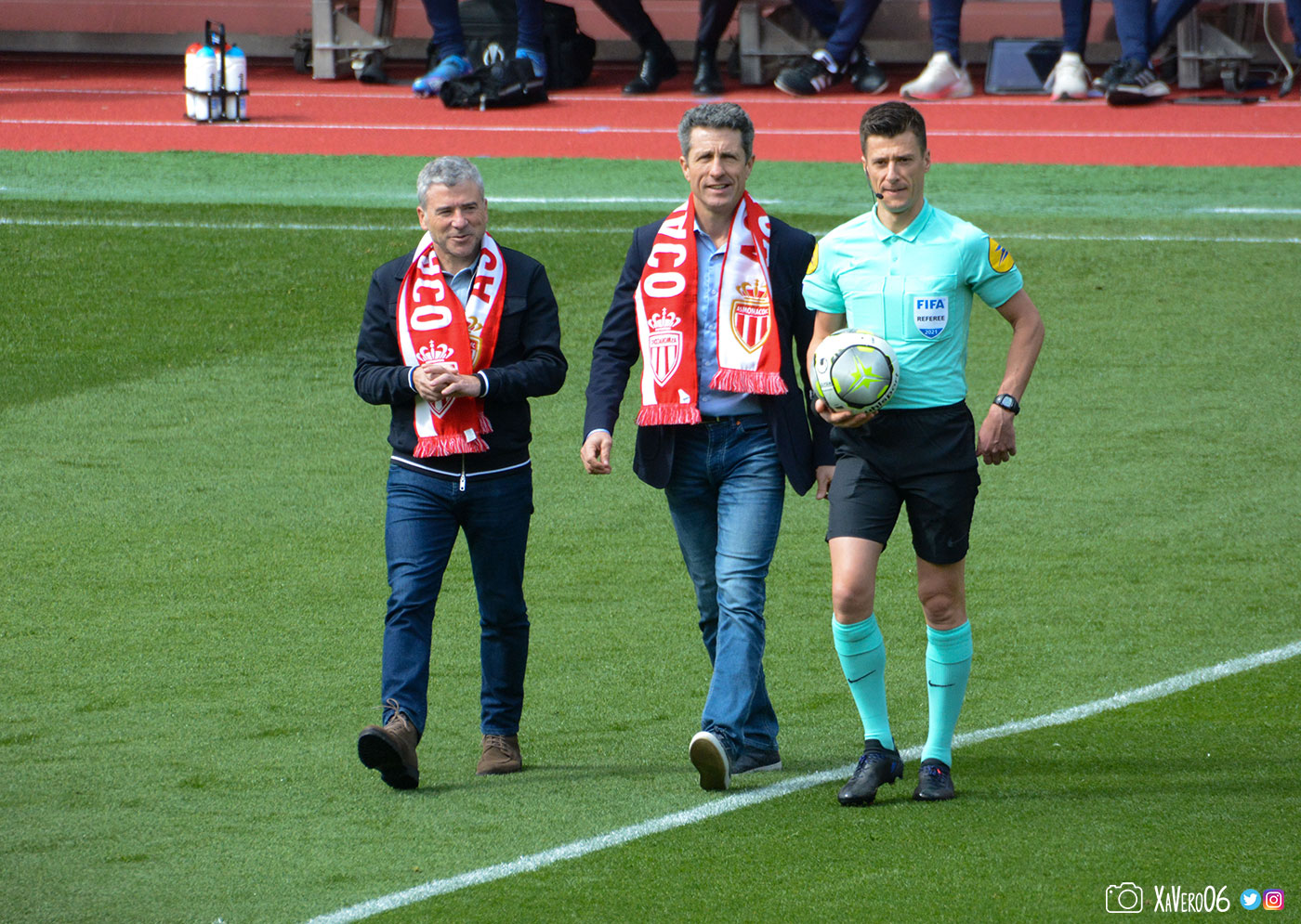 ...deux anciennes gloires de l'AS Monaco...