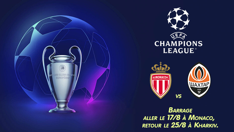 Monaco jouera le Shakhtar Donetsk en barrage