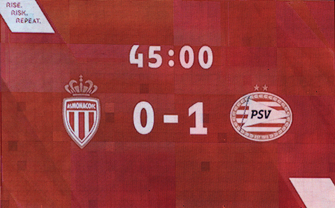 Mi-temps sur ce score de 0-1