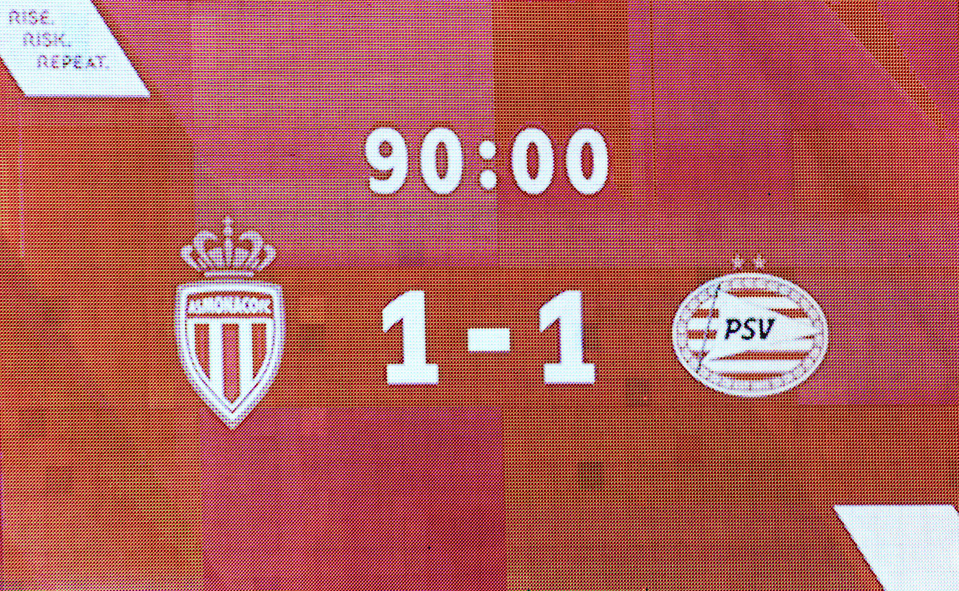 1-1, score final