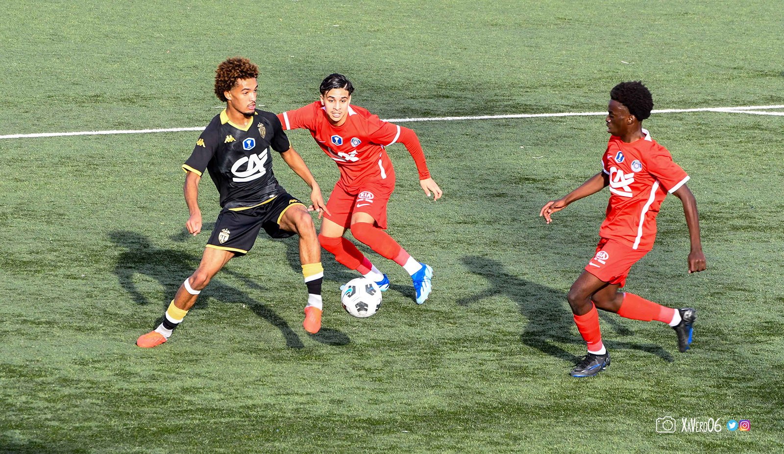 Dan Sinaté en Gambardella contre le RC Pays de Grasse