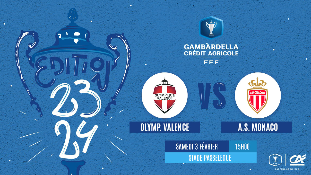 Affiche des 16èmes de finale de la Coupe Gambardella