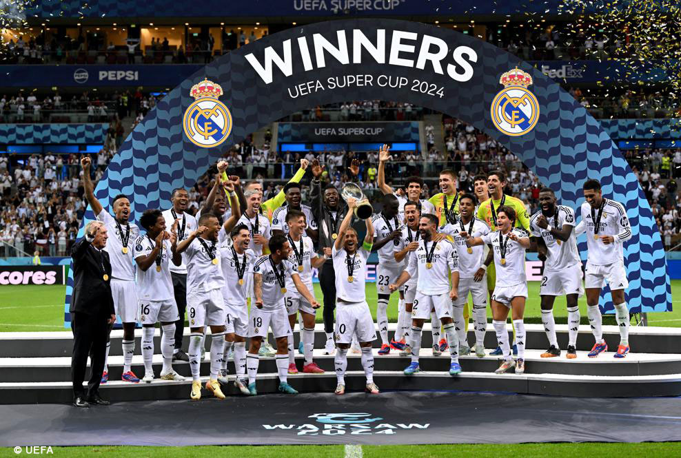 Real Madrid vainqueur de la SuperCoupe d'Europe