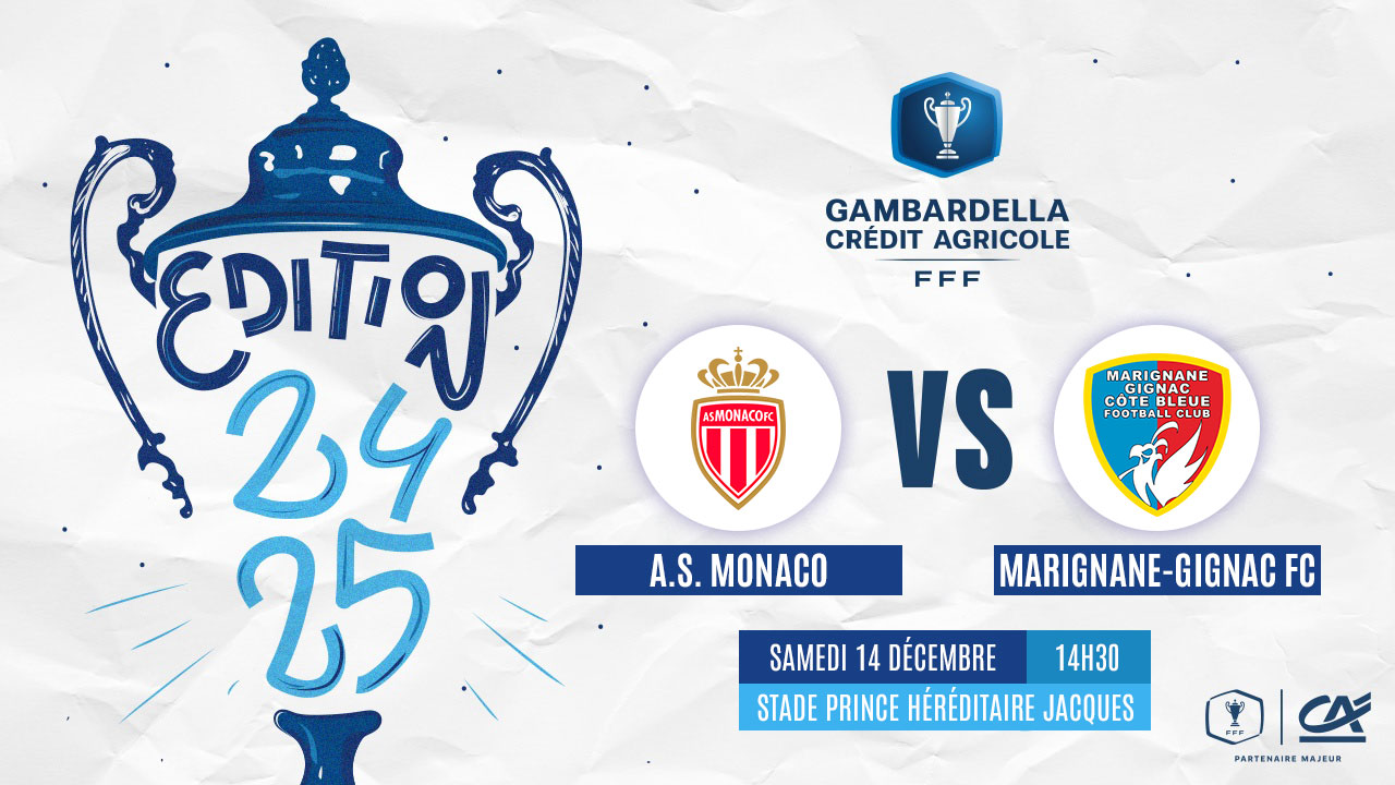 Affiche du 1er Tour Coupe Gambardella