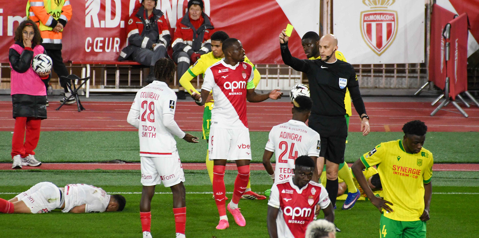 Mamadou Coulibaly averti contre Nantes