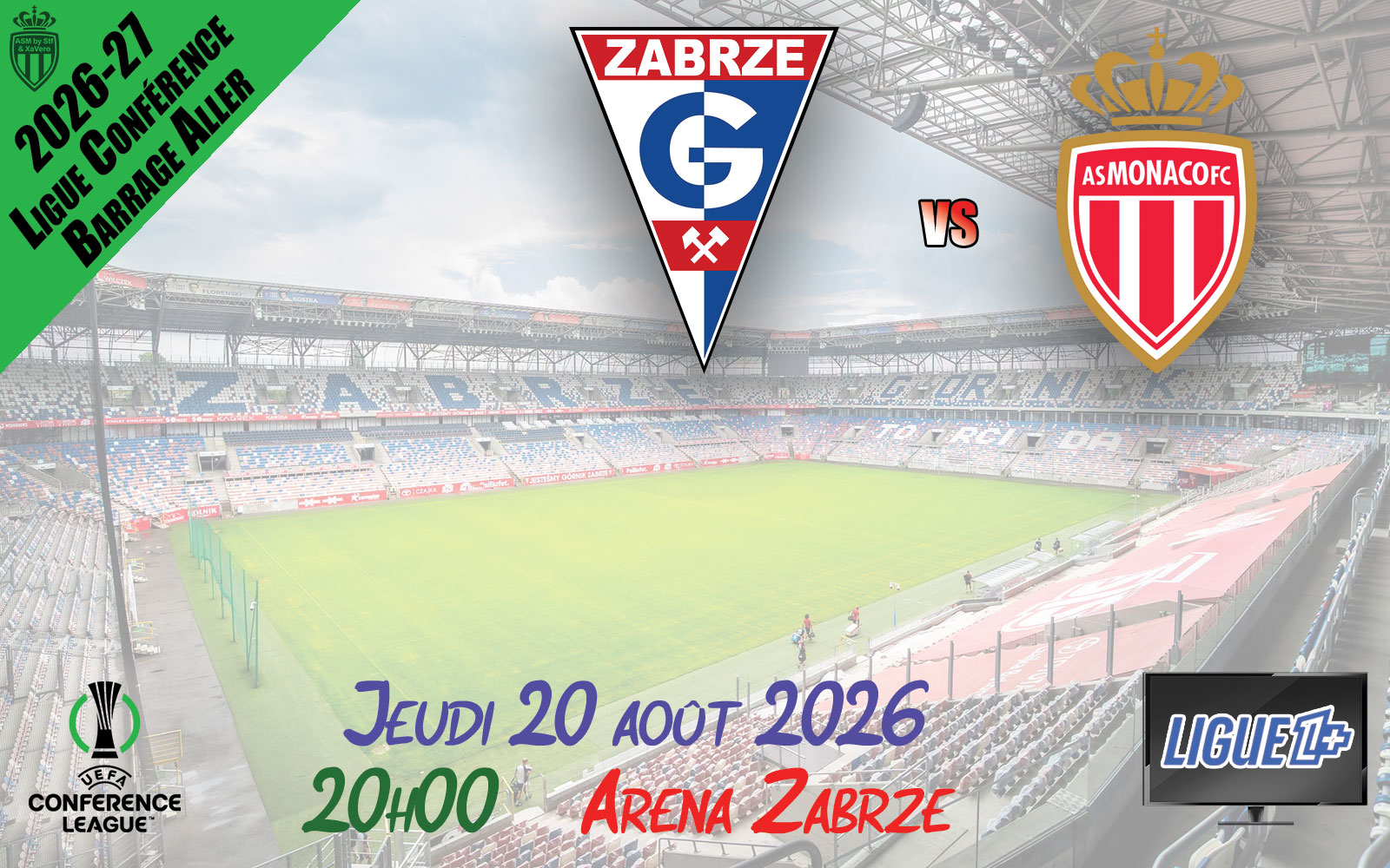 Ligue Conférence, Barrage aller